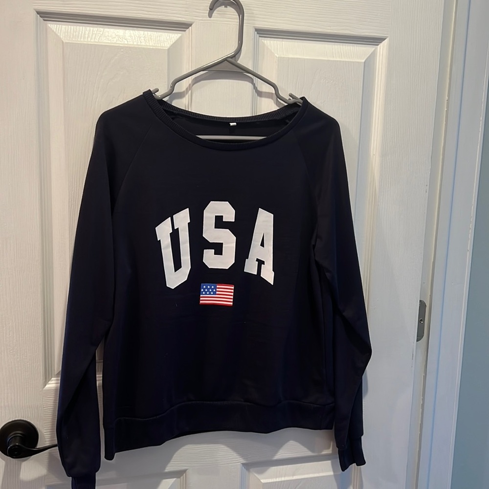 Womens USA Crewneck